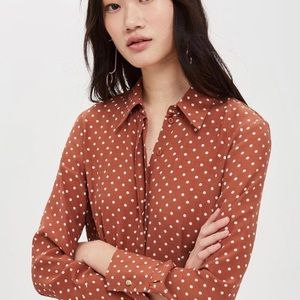 TopShop Polka Dot MIDI Dress